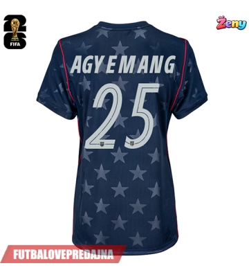 Lacne Ženy Futbalové dres Spojené štáty Patrick Agyemang #25 MS 2026 Krátky Rukáv - Preč